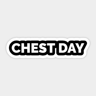 Motivational Workout | Chest Day Sticker